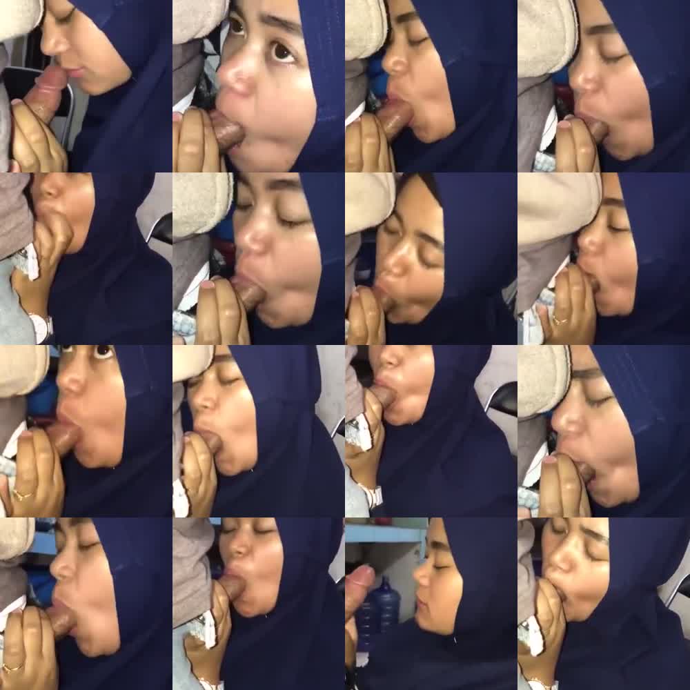Hijab Imut Manis Crot Di mulut